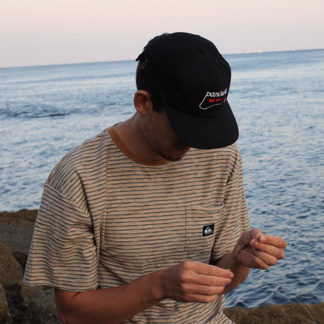Hemp Cap - 'Hexto Tight lines'